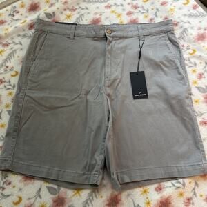 Men’s Size 36 Daniel Hechter Paris Grey Shorts 9 Inch Inseam Soft Golf Summer
